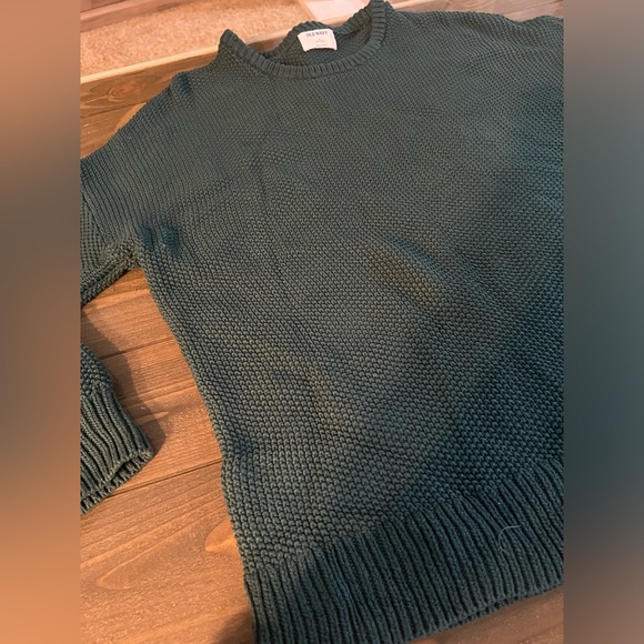 Old Navy Tunic Length Cable Knit Sweater – XL – Glorious Pine Green - Picture 5 of 6
